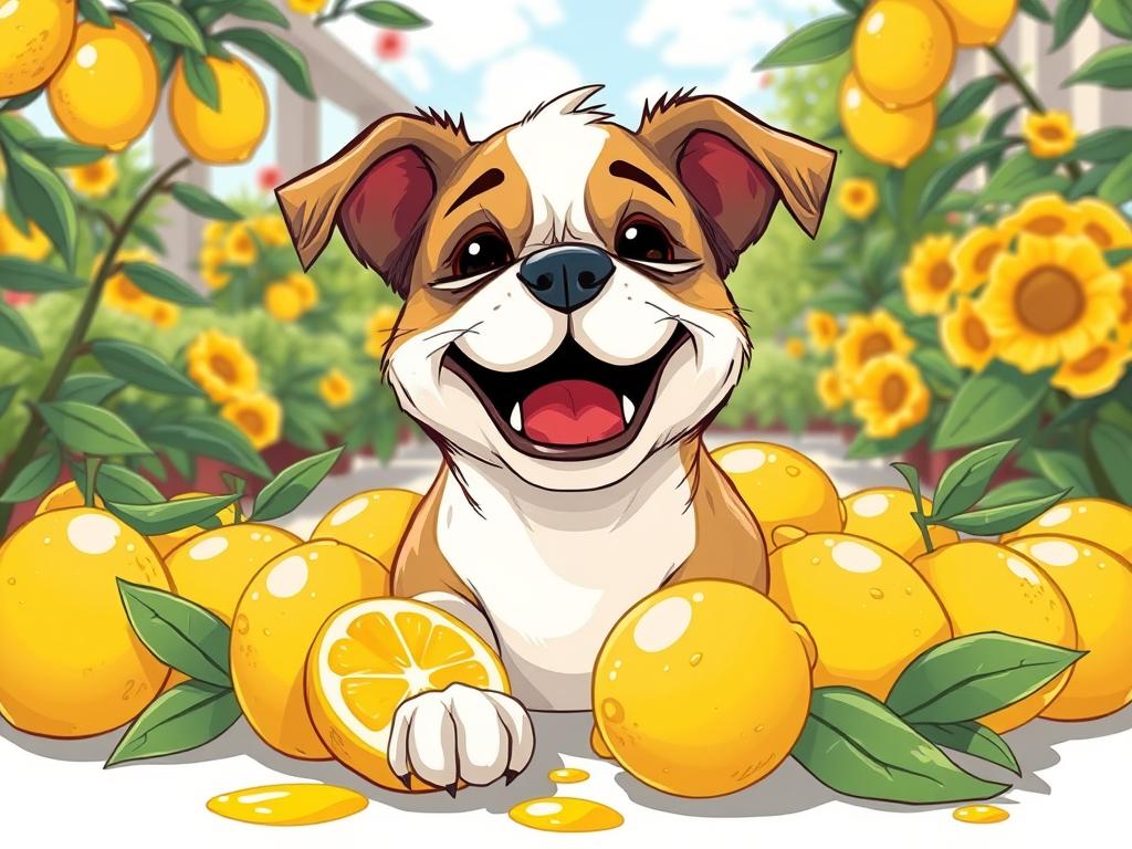 dog lemon