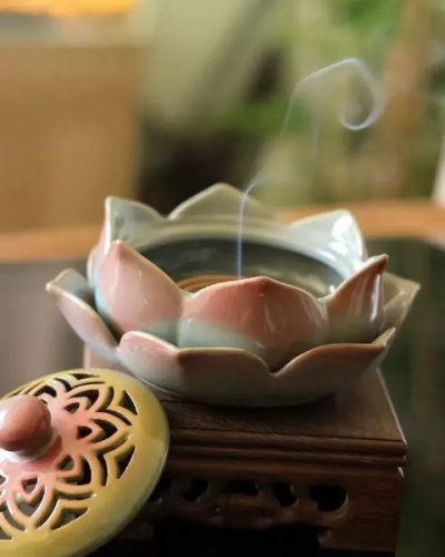 I just got this beautiful lotus incense holder and I’m totally in love!